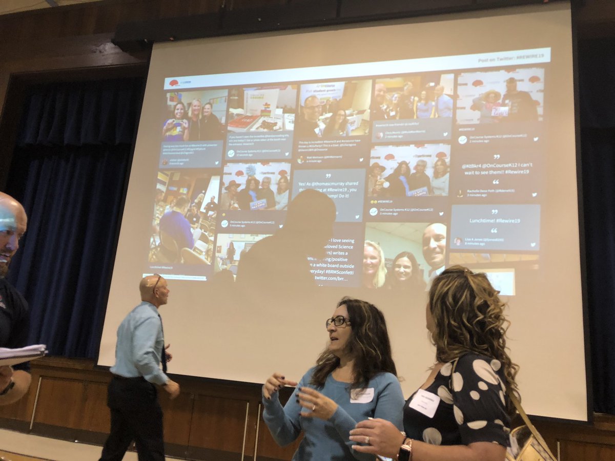 MrWeimann's tweet photo. It was a #SelfieWar! Ha
Just met this awesome #HistoryTeacher at #Rewire19 who @JayBilly2 and @BethHouf introduced to the Twitter world of edu. Welcome, Chris Morris. I look forward to learning about #muleRacing !
#onsource 
@SJSaragusa @Tara_Desiderio https://t.co/SVS5e8BdIo