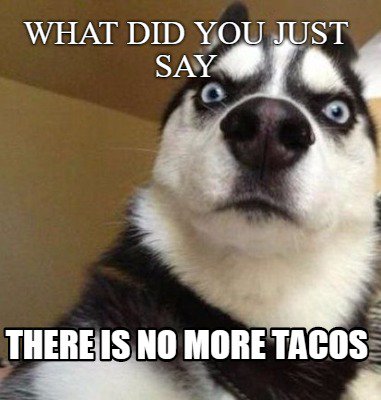 Happy National Taco 🌮 Day!🤓 Get in line for crepes cuz, sadly tacos are sold out 😆.