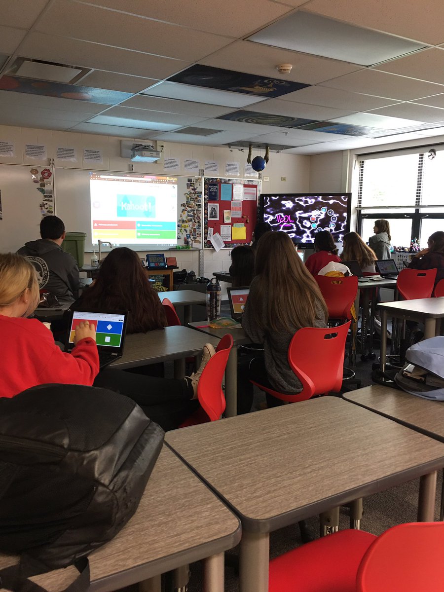 SeanKira's tweet photo. Thank you, Alexandra, for taking it upon yourself to make a Kahoot! review for our APES test on Monday! Way to go!! You rock!! #grantmindset @GrantBulldogs https://t.co/qXcJYPwmdp