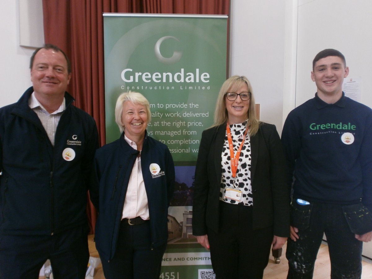 We had a great Yr11 assembly with former pupil Tyler Cooper this wk. Tyler, who found school difficult, is now in a successful apprenticeship with <a href="/Greendale_Build/">Greendale Construction Ltd</a>. He &amp; <a href="/MariaSeabright/">Maria Seabright</a> talked about the many benefits of apprenticeships. Thanks to all the Greendale team!