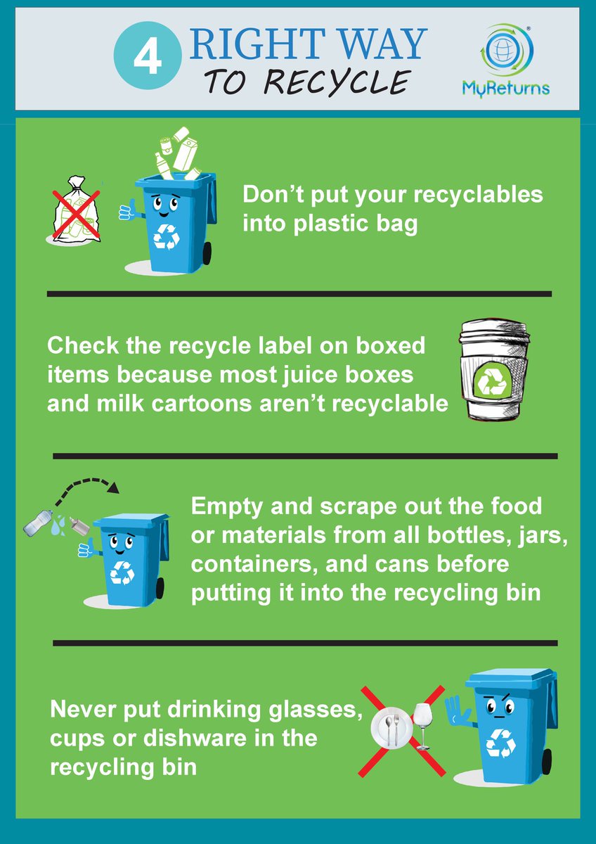 myreturnsapp's tweet photo. Here’s some tips that might be useful for you to start recycling. 

Let’s start ♻️ now, so we can save our 🌎

#myreturnsapp #RecyclingHelps #iNakRecycle https://t.co/bjhtn3ppO3