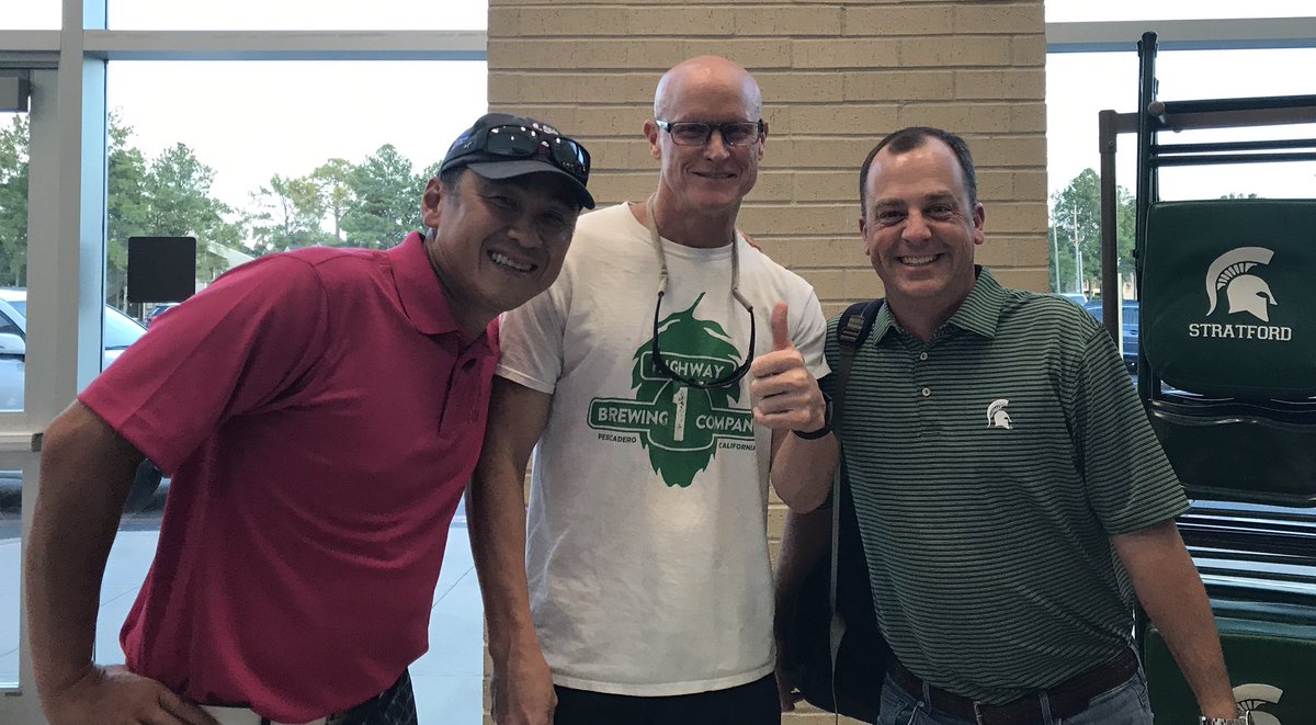 DocHernia's tweet photo. @StanfordSteve82 Where in the world isn’t SVP???  At the Stratford HS (Houston) varsity volleyball game cheering on the Lady Spartans. https://t.co/RtgG0XUQz5