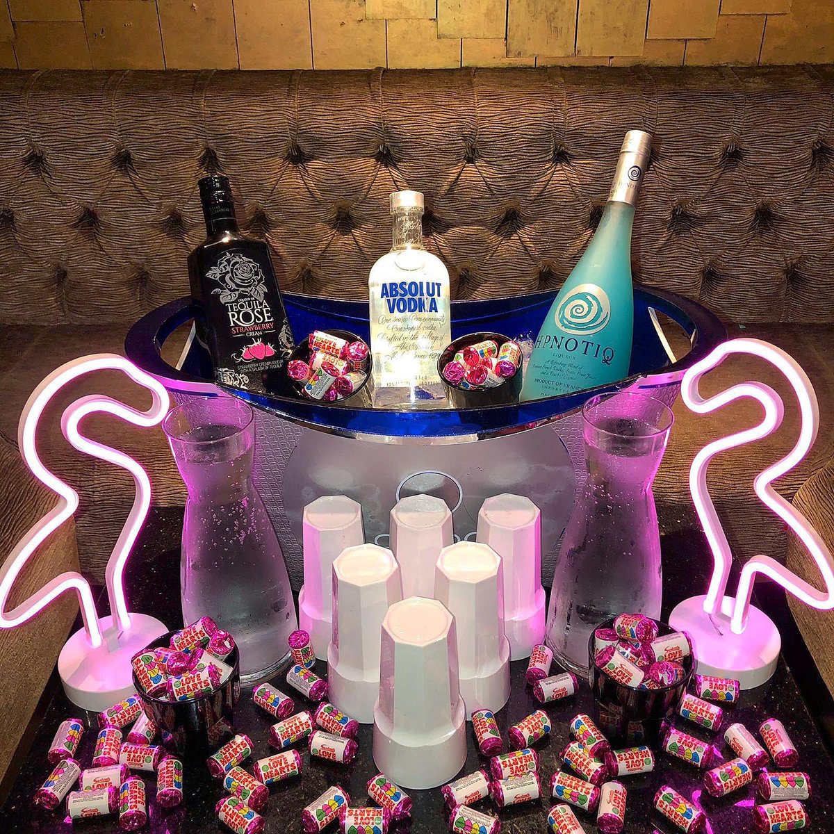 ParadisoNewc's tweet photo. Paradiso Twitter Competition! 🌸

1 Bottle of Absolut 🤩
1 Bottle of Tequila Rosé 😍
1 Bottle of Hpnotiq 🌀
Your Very own Flamingo! 🙈

10 Free Entries &amp; Q- Jump 🏃🏼‍♂️ 

1 VIP Card 🍸

RT &amp; Follow to enter! 📲

Winner announced tonight! ⏰ 

#FlamingoFridays https://t.co/gIjehu674C