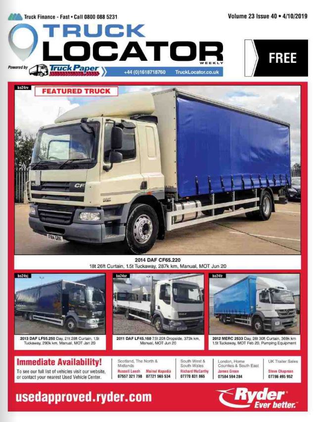 trucklocator's tweet photo. 🎉 The latest Digital Edition of #trucklocator is now live with Ryder Ltd. on our front cover! 🎉Start browsing all of the latest trucks for sale right now by clicking on the link below! ⬇️⬇️⬇️
https://t.co/GdNyFuxw8T
#usedtrucks #usedapproved #trucking https://t.co/25zfbK6JrB