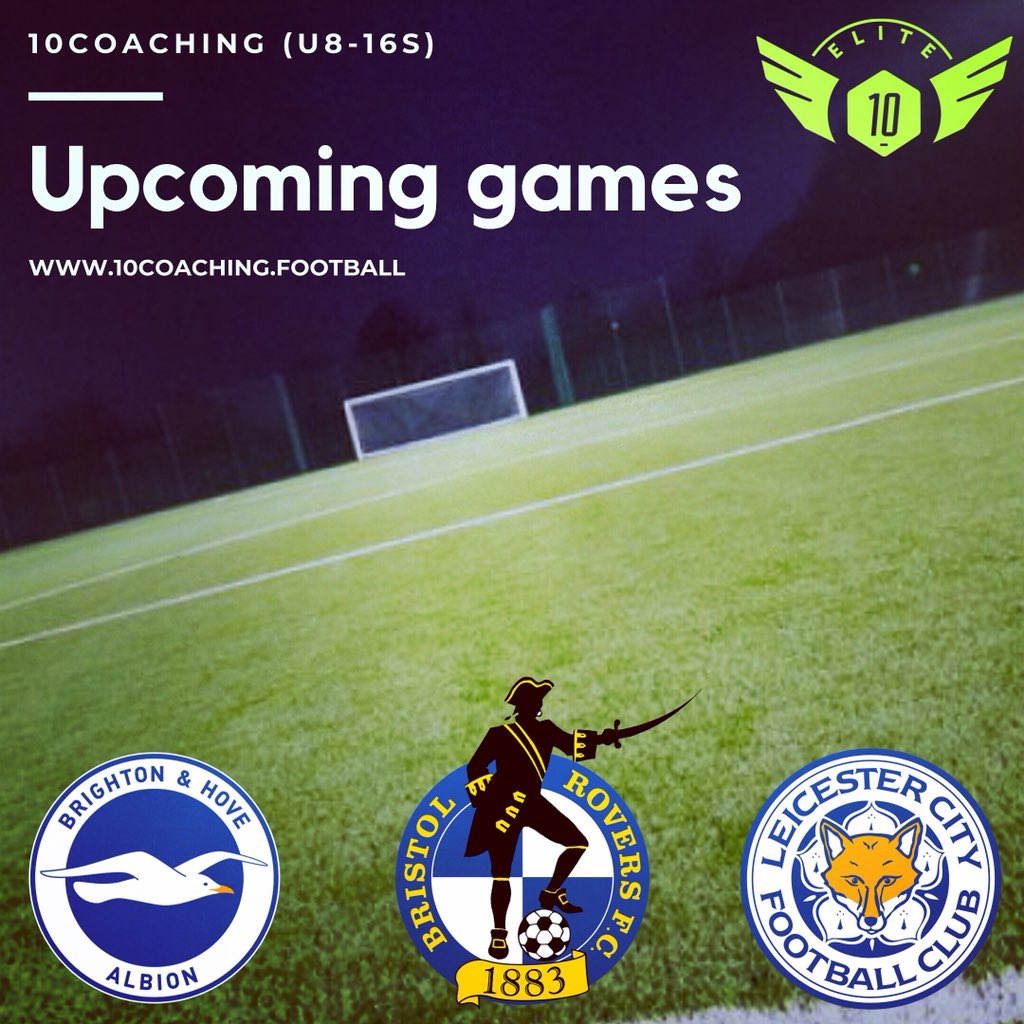 10Coaching (@10_coaching) on Twitter photo October is a big month for us as we take on <a href="/OfficialBHAFC/">Brighton & Hove Albion</a> <a href="/bristolrovers/">Bristol Rovers</a> & <a href="/LCFC/">Leicester City</a> . Get in touch now if you want to be involved ๐โฝ๏ธ๐โฝ๏ธ #10coaching #foxsocceracademy #games #upcoming #october #chance #opportunity #football #london #southlondon #ballers #brighton #bhafc #bristol October is a big month for us as we take on <a href="/OfficialBHAFC/">Brighton & Hove Albion</a> <a href="/bristolrovers/">Bristol Rovers</a> & <a href="/LCFC/">Leicester City</a> . Get in touch now if you want to be involved ๐โฝ๏ธ๐โฝ๏ธ #10coaching #foxsocceracademy #games #upcoming #october #chance #opportunity #football #london #southlondon #ballers #brighton #bhafc #bristol