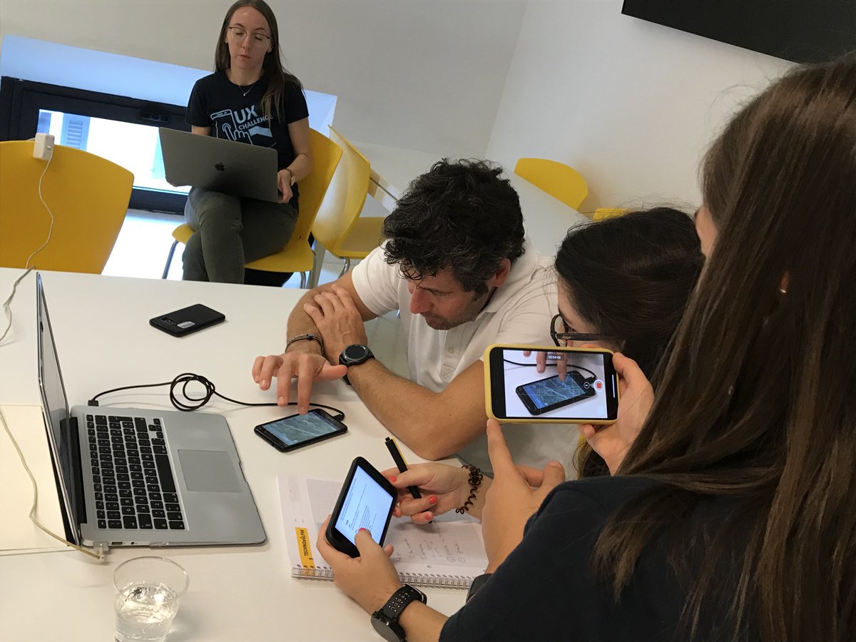 HIT_trentino's tweet photo. La #UXChallenge19 consente alle imprese di testare prodotti e prototipi con utenti reali! Grazie ai test vengono raccolti feedback e suggerimenti che migliorano la qualità dell’interazione digitale 📲#UserExperience #DesignSprint https://t.co/RPrpmJkDtW