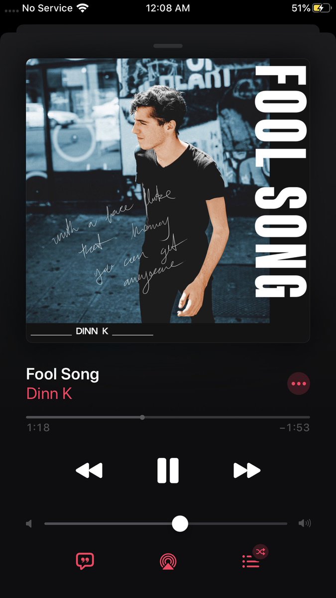 ChrissyStyffe's tweet photo. My new favorite @Dinn_K_ song rn (even tho he know all his songs are life). Which I ended up falling asleep listening to on repeat. And pretty sure I dreamt a music video concept for it too.. hm.. we’ll see, maybe.. 😋😍❤️ https://t.co/eaFETOCmHI