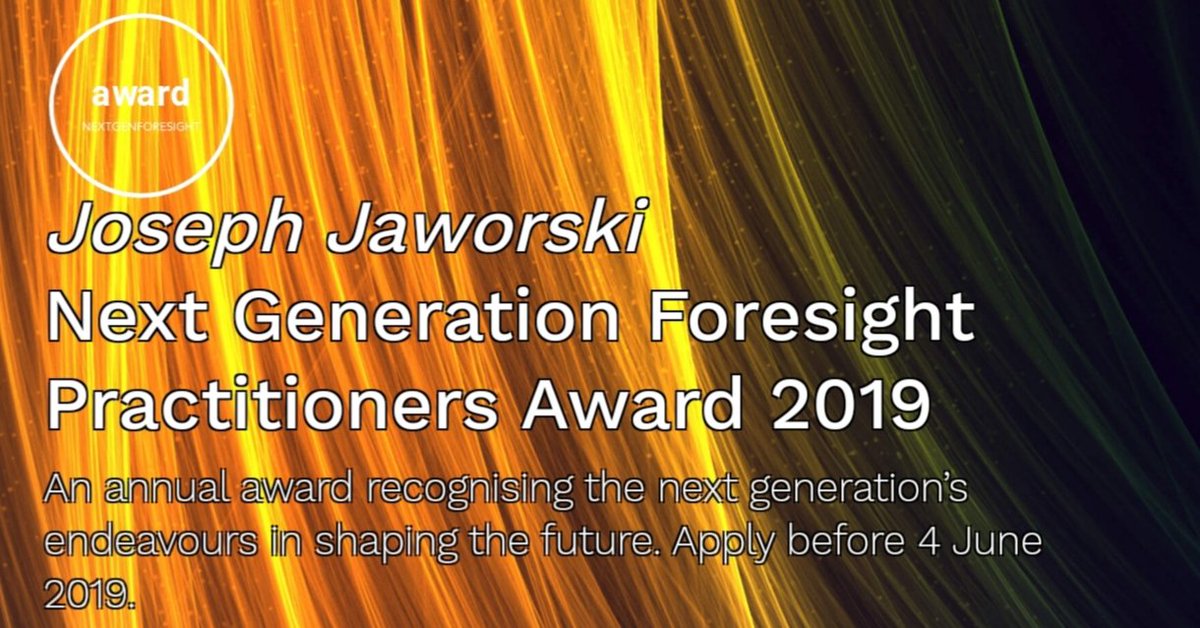 SOIFutures's tweet photo. BIG NEWS! Next week the 2019 #NextGenForesight Practitioners Award winners will meet for the first time in Brussels. They will be sharing ideas, their work &amp; strengthening our globlal #SensingNetwork...

Learn more about this year's winners: https://t.co/kVS52PtdcC https://t.co/AFvDivD7OQ