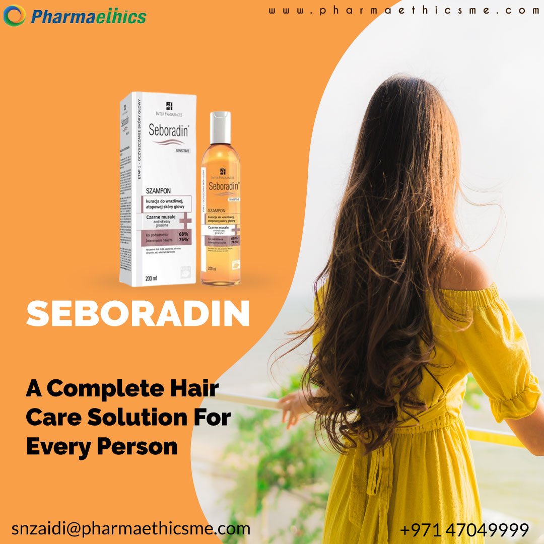 Pharmaethicsllc's tweet photo. welcome the best of hair health everyday with Seboradin.

Now available in #UAE #AbuDhabi, For more information,
Please click here: https://t.co/tLveZDY6nk

#PharmaethicsMedicalDubai #PharmaethicsMedical #Pharma #lose #treatment #hairfall #hairstyle #hair #dandruff #Seboradin https://t.co/ESfFS3i8cp