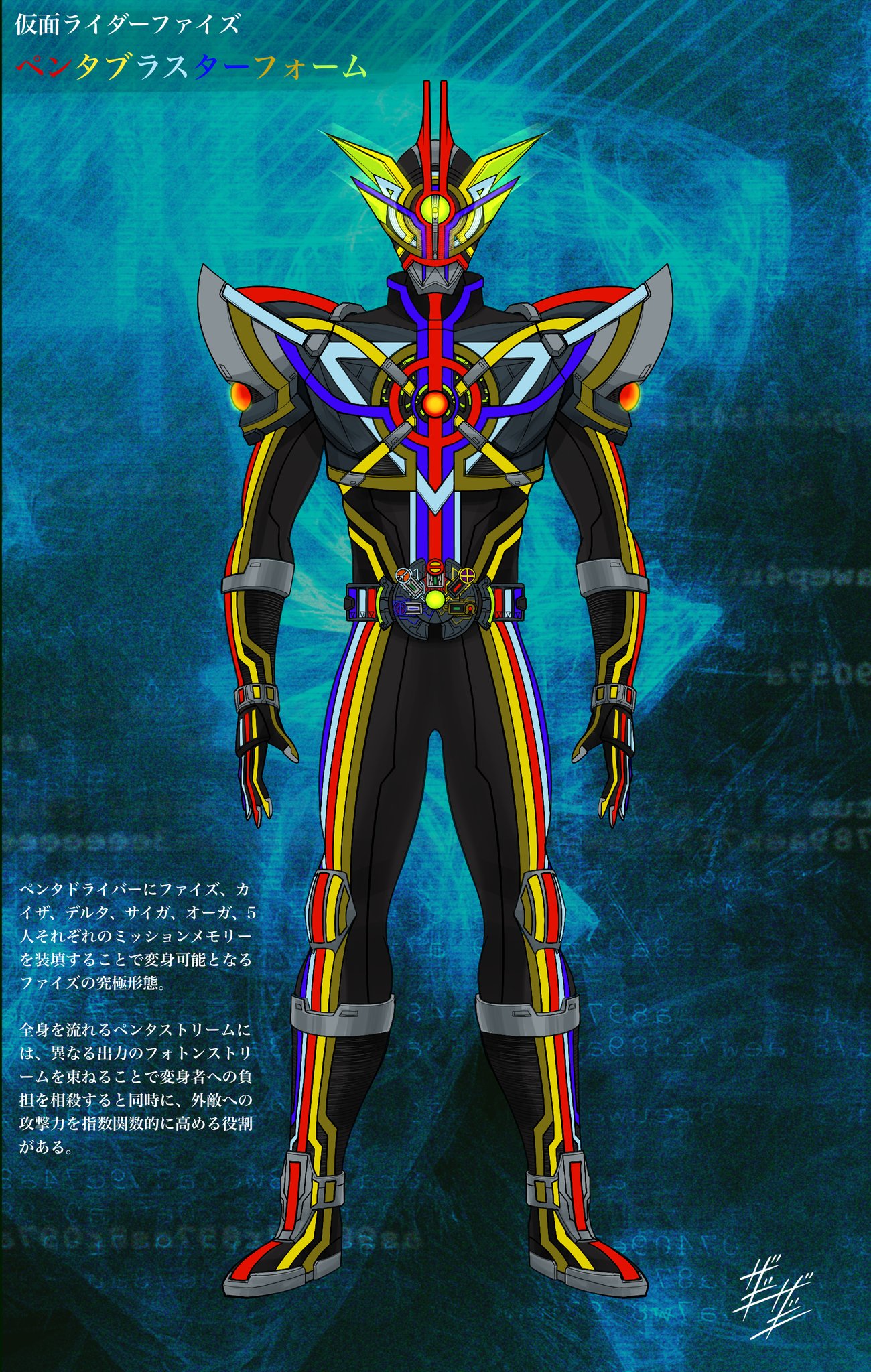 仮面ライダーファイズ　ブラスターフォーム Figure-rise Standard 仮面ライダーファイズ ブラスターフォーム