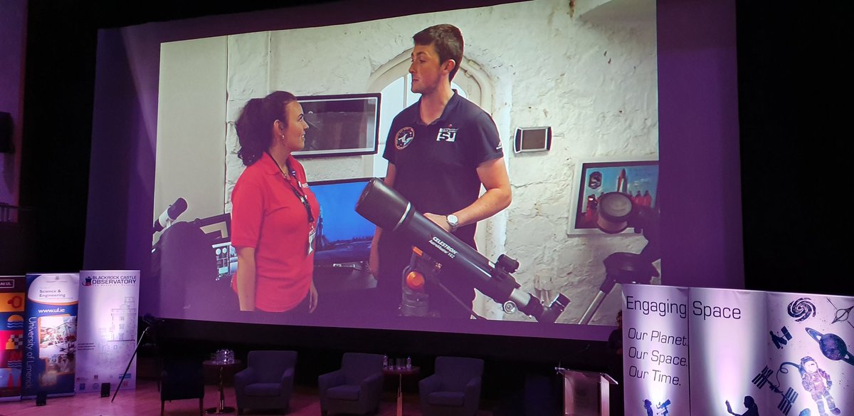 SacredBlack's tweet photo. Sometimes..... @irishspaceblog makes the big screen!
Especially when it's time to talk about #spaceweek2019 ๐๐๐๐ญ https://t.co/ym8CBrSzpJ