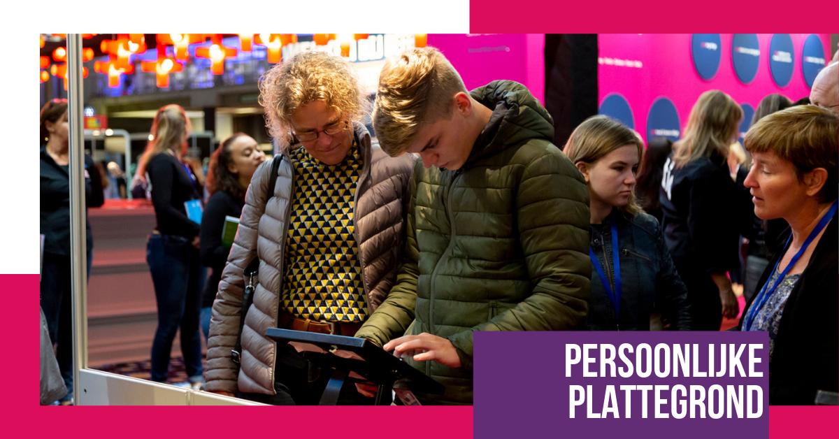 𝗣𝗲𝗿𝘀𝗼𝗼𝗻𝗹𝗶𝗷𝗸𝗲 𝗣𝗹𝗮𝘁𝘁𝗲𝗴𝗿𝗼𝗻𝗱
Maak je Persoonlijke Plattegrond op de iPads bij de infobalie. Er is ook een online versie beschikbaar. Zo weet je precies waar je op de beurs moet zijn!

#onderwijsbeurs #studiekeuze #ijsselhallen #zwolle