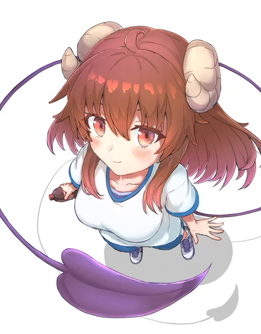 今日ようやくまちカドまぞくの最終話見れたので記念に絵。シャミ子や、山盛りの癒しをありがとうな・・・ 