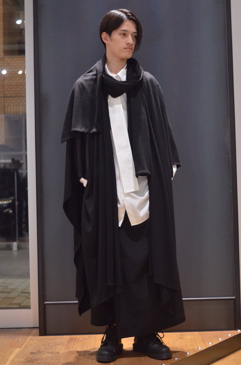 ヨウジヤマモト 14aw 天竺ストールマントコート www.krzysztofbialy.com