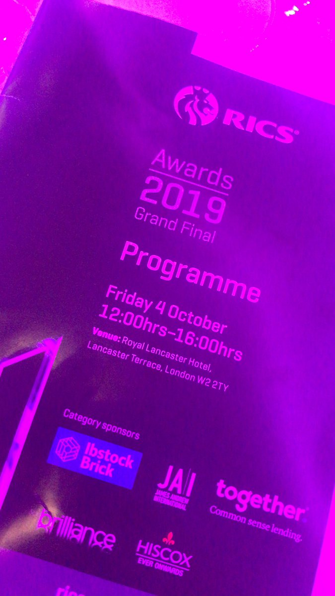 adelejoyce's tweet photo. @RICS National Awards and looking forward to a great ceremony. Delighted to be shortlisted for Spanish City and The Macallan @RobertsonGroup  #RICSAwards https://t.co/fg6S0IOvZF