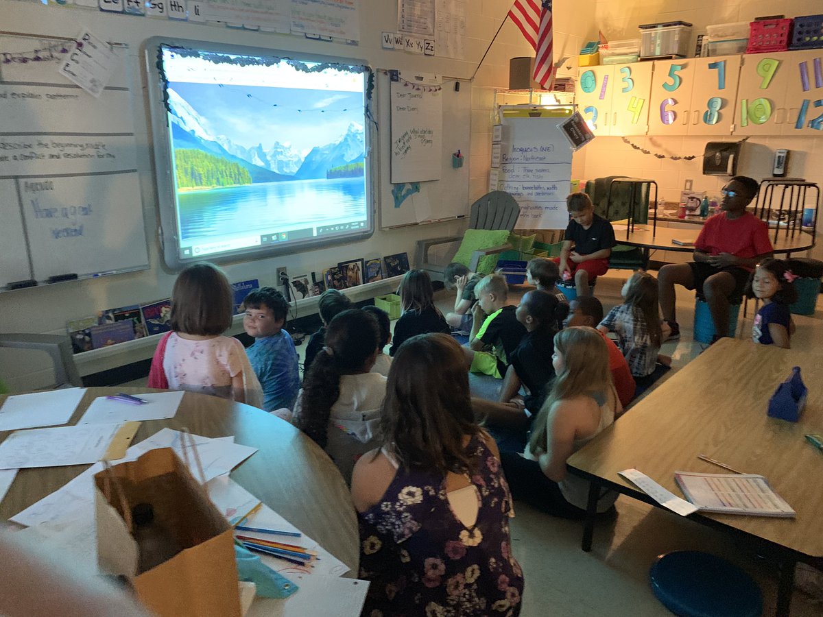 Nothing like a little <a href="/calm/">Calm</a> belly breathing to get us ready for our first math test! #iteachthird #calmschools <a href="/ClarkCreekSTEM/">Joey Moss</a>