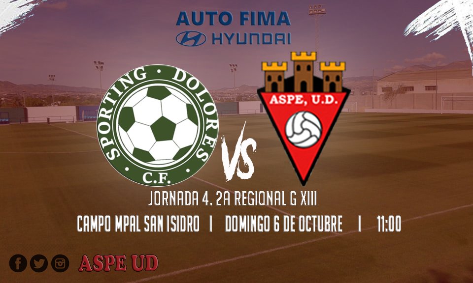AspeUDB's tweet photo. Este domingo nos trasladamos a la localidad de San Isidro para enfrentarnos al Sporting Dolores buscando sumar otros 3 puntos ¡Acompáñanos!

#UnaPasion https://t.co/keYAhZjKHO