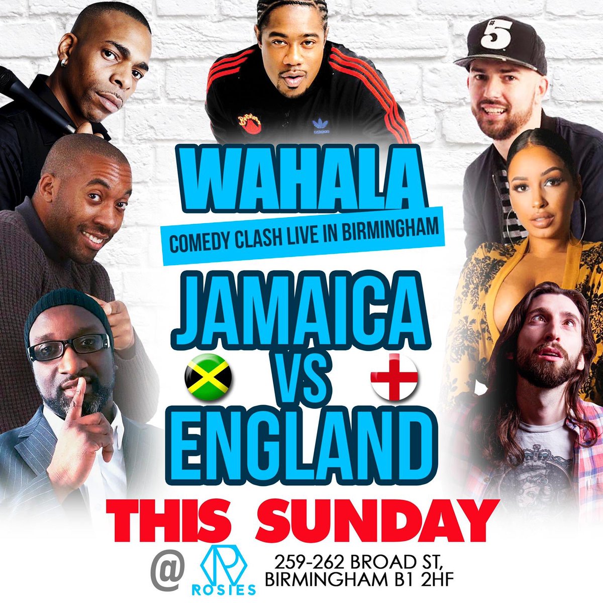 SarahMooreUK's tweet photo. You can see #teamGeeStor’s @Katboyce in Jamaica vs England Sat at IndigO2, Sunday afternoon in Manchester &amp; Sun evening in Brum #HardWork #comedian #gigging #WAHALA #comicslife https://t.co/FilM9HAM9j