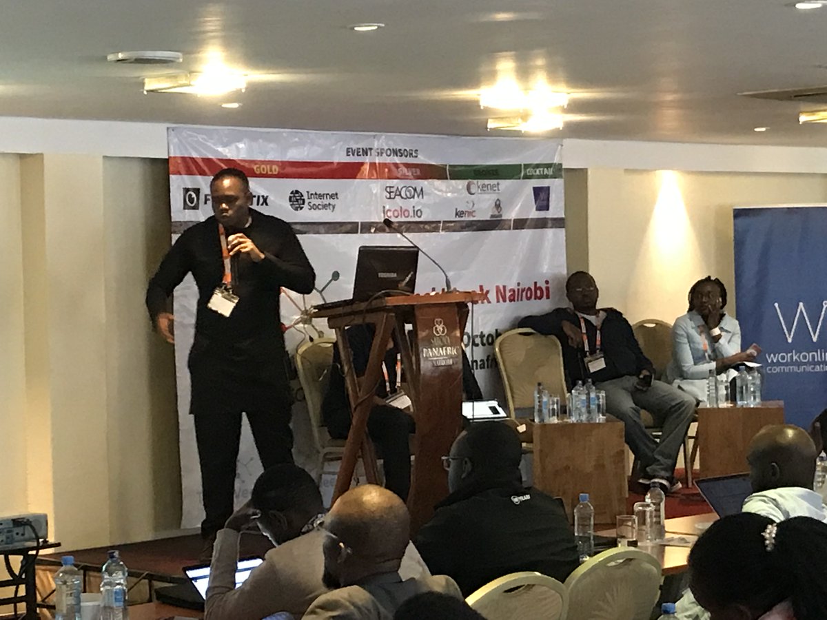 TechWeek2's tweet image. Seaouse Onyibe currently presenting about Wireless Network Security.

#techweek2019 #techweeknairobi #techweek