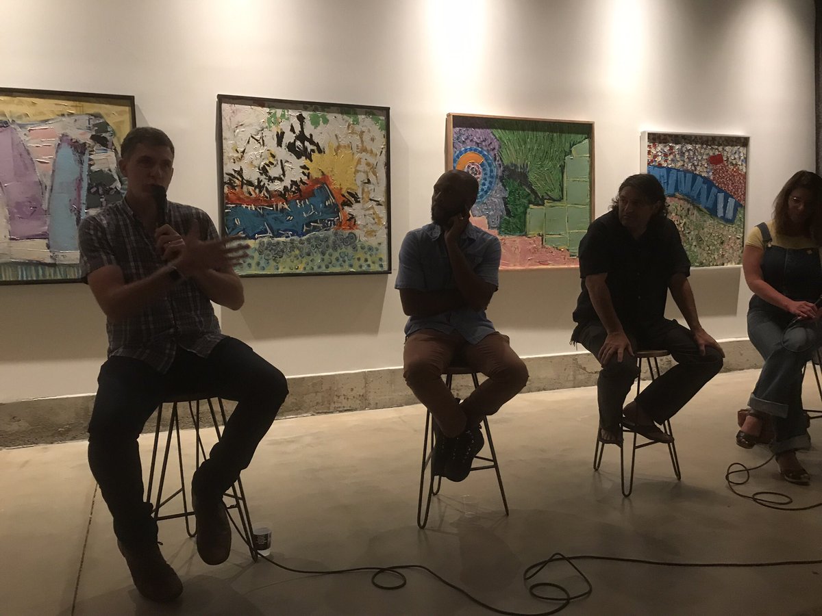 jcbgrant's tweet photo. “The more time you spend there, the more the land takes hold of you” @NCRuralCenter board member Ben Knight on living in rural eastern North Carolina and its influence on his work and artistic process. View and purchase his work this weekend @TransferCoFood https://t.co/IMFiPXMkeg