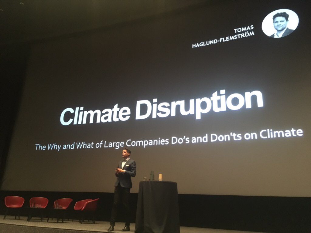 Yesterday I had the greatest opportunity of all to set businesses going on climate change when following upon superstars <a href="/jrockstrom/">Johan Rockström</a> and <a href="/KlasEklund/">Klas Eklund</a> had laid out the latest from science and economics - see article why you need to #ActOnClimate Now! linkedin.com/pulse/climate-…