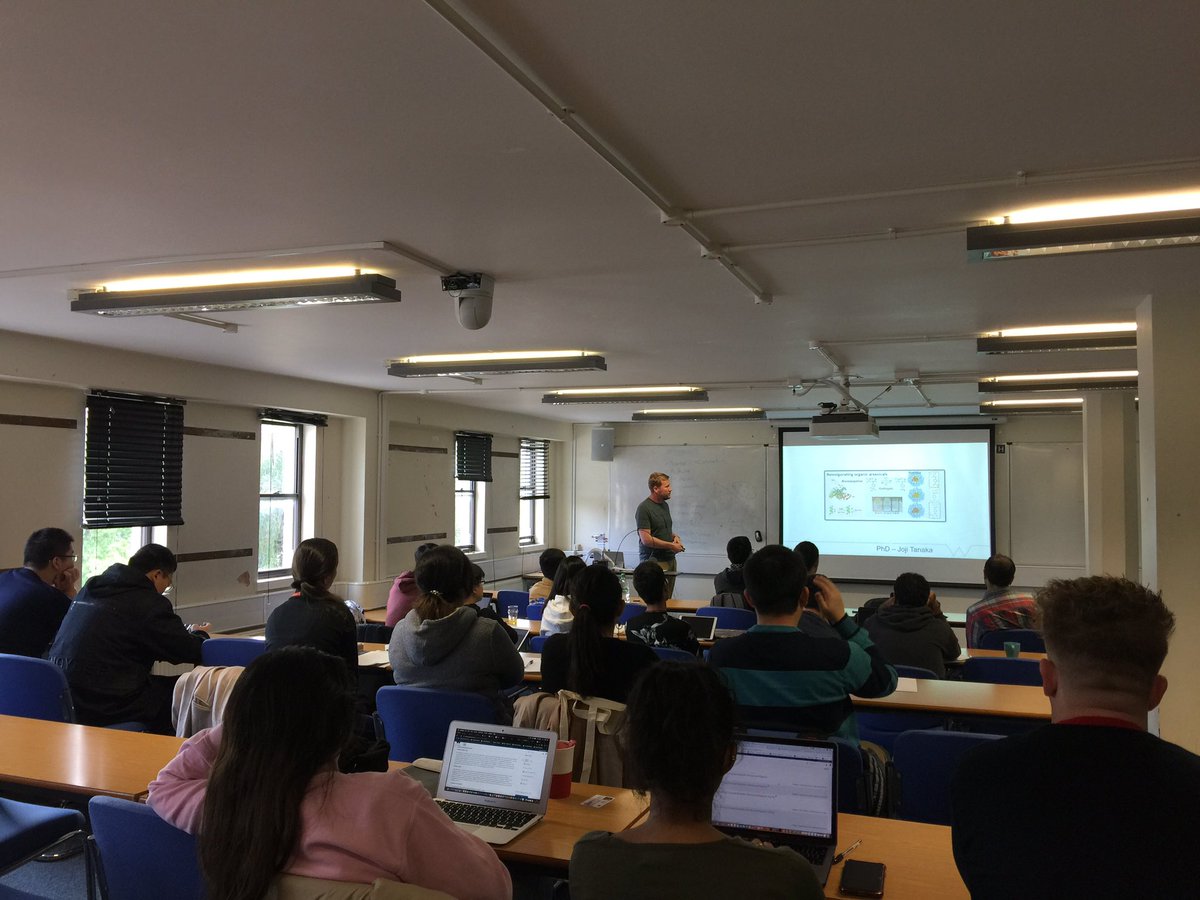 Paul Wilson is introducing his research to  our Polymer MSc students! #polymersintherealworld