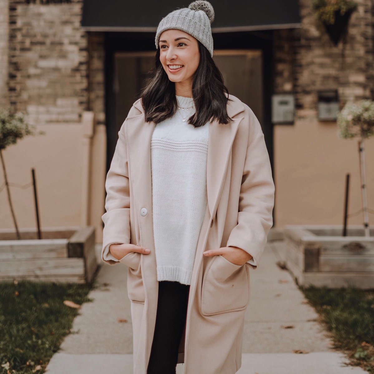 Kiki rockin’ fall layers 🌾