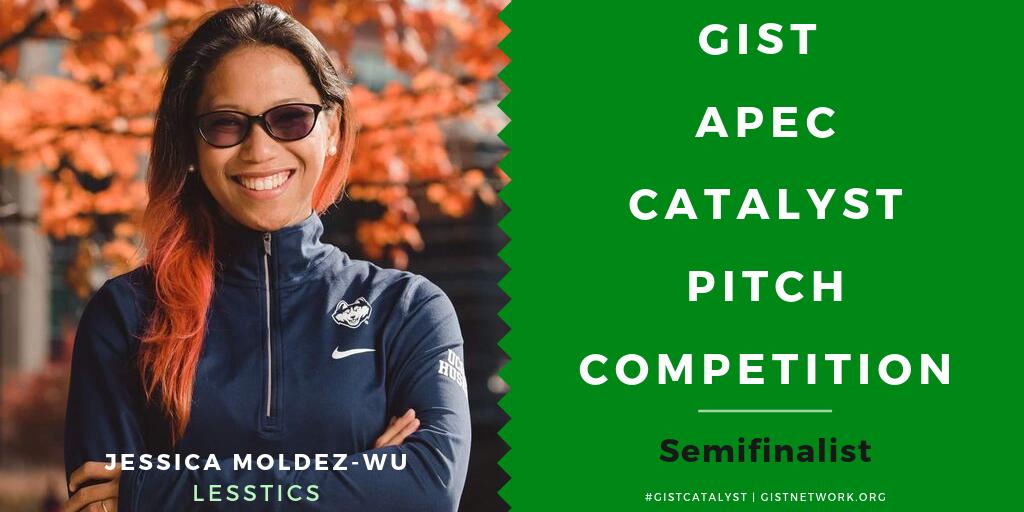 GISTNetwork's tweet photo. Jessica Moldez-Wu, GIST #APEC Catalyst Pitch Competition semifinalists, is a Co-Founder of Lesstics. Lesstics is a startup founded to help with a garbage problem in my Jessica's city. Learn more here: https://t.co/YHhrVfKEiy
#WomenInSTEM #APECMujer2019 #GISTNetwork #GISTCatalyst https://t.co/abUSeQevIz