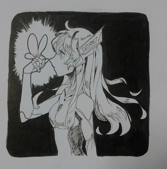 #Inktober2019 Thème : Sparkle

(Et ui c'est moi qui ait choisi ça me fout le seum d'être en artblock) 