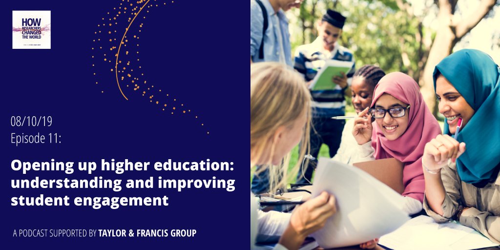 tandfeducation's tweet photo. The next episode of the #howresearchers podcast is out on Tuesday - we'll be discussing the importance of student experience and engagement in higher education, with Ella Kahu. Make sure it's in your calendar! 📱📅 https://t.co/sZLP5lBTnL