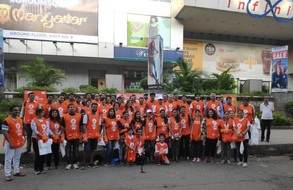 A big thank you to <a href="/mybmc/">माझी Mumbai, आपली BMC</a> <a href="/mybmcWardKW/">Ward KW BMC</a> and <a href="/Uni_Mumbai/">University of Mumbai</a> for their awesome support towards making #IndiaPlogRun a huge success! #IamLessPlastic

#SayNotoPlastic #savetheplanet