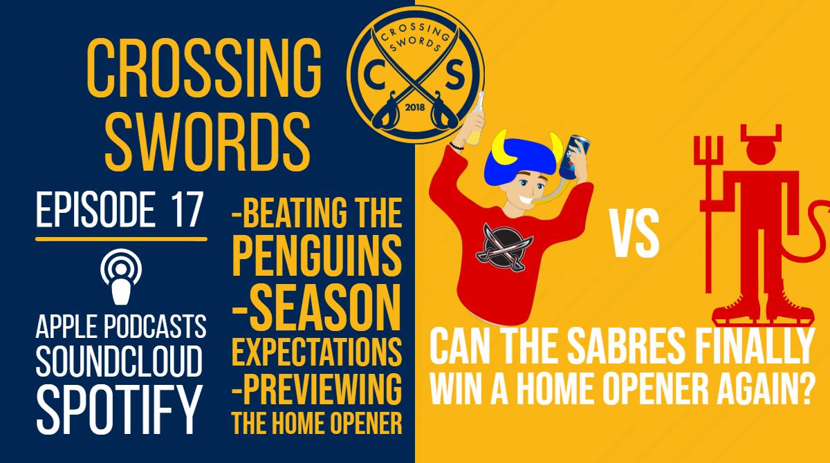 The #Sabres are 1-0 and the boys are buzzing! Check out a BRAND NEW Episode of #CrossingSwords here:

Apple Podcasts: podcasts.apple.com/us/podcast/tra…

Spotify: open.spotify.com/episode/3EwtU9…

SoundCloud: soundcloud.com/trainwreckspor… #Sabres50 #GoldenSZN