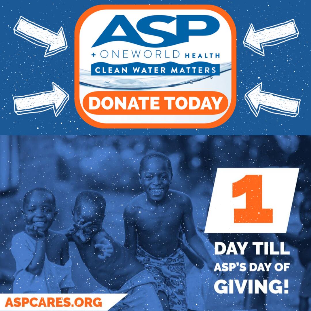ASPDallasTexas's tweet photo. Tomorrow is #NationalSoSomethingNiceDay 💕 To celebrate, please consider donating to help us provide CLEAN WATER at ➡️ https://t.co/IfLDf545QI. ⬅️
#cleanwatermatters #waterishealing #DayofGiving #ASPcares #ASPDallas #charity #donate #Dallas #Plano #Richardson #FarNorthDallas https://t.co/G9ESCaP8Iy