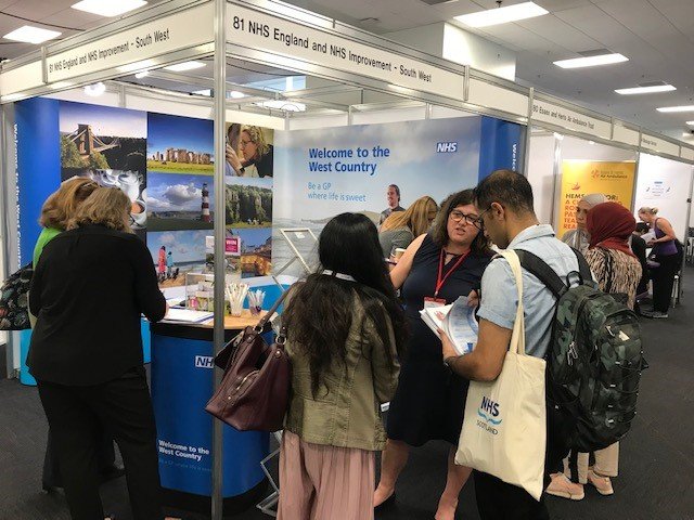 NHSDevon's tweet photo. Excited to be at #BMJLive today with @NHSEnglandSW @NHSEngland come and talk to us about working in #Devon #gpjobs #wherelifeissweet https://t.co/VVEWgUt37F