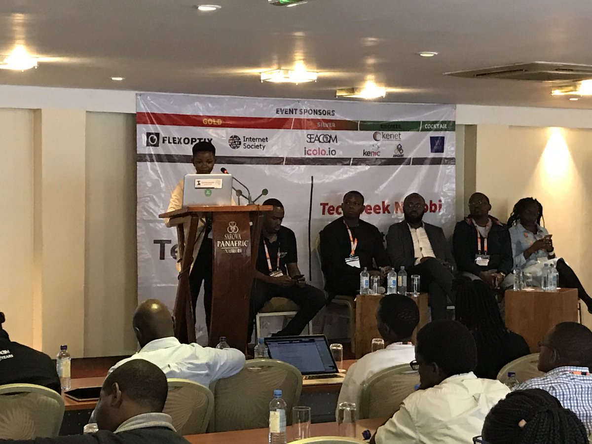 TechWeek2's tweet image. @PatriciaMusomba is currently presenting about forensics proposals.

#techweek2019 #techweeknairobi #forensics #techweek