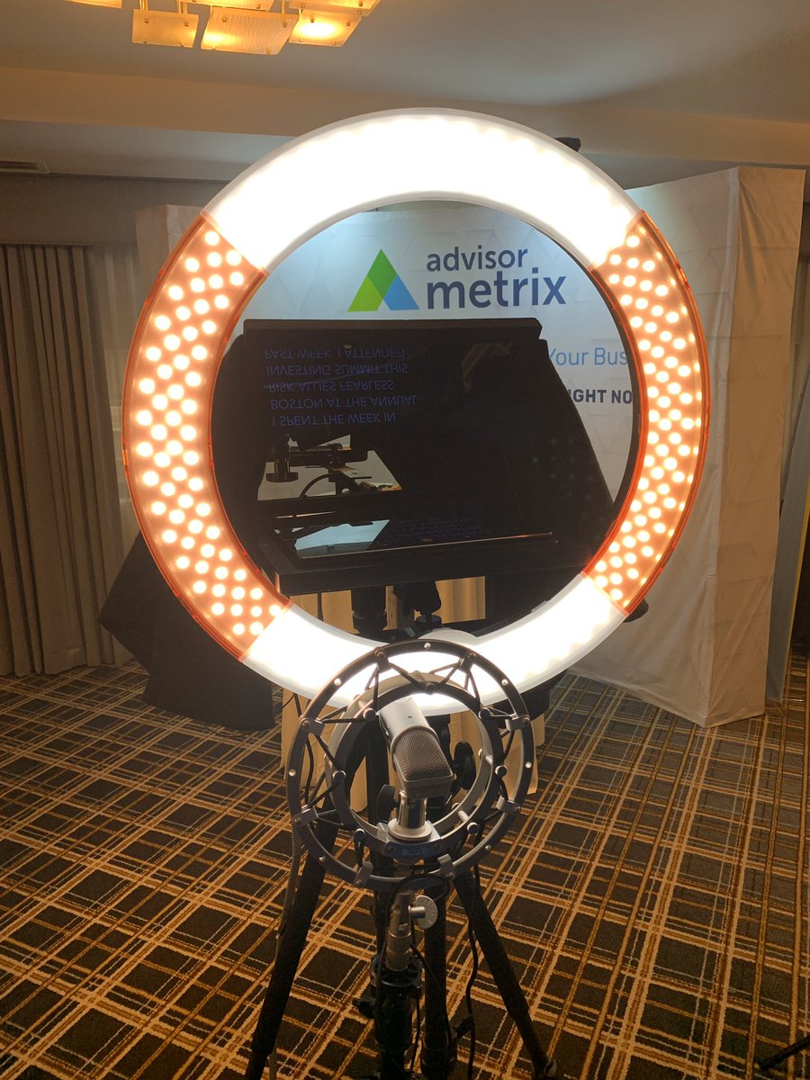 Advisor_Metrix's tweet photo. Great panel session on marketing this morning at #FISummit with @AlexChalekian &amp; @SnappyKraken - follow the 🎈 on the 4th floor to the @Advisor_Metrix media room and create a video to send your clients about what you learned in Boston to serve them better https://t.co/iqEzOEKIeH
