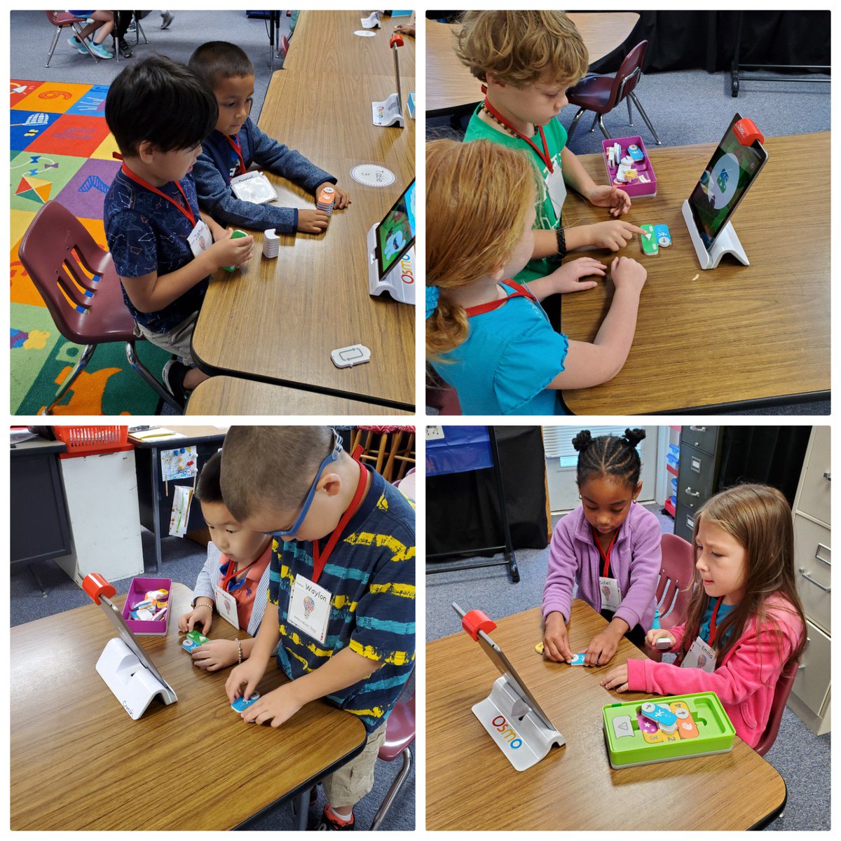 NicoleHooker17's tweet photo. Innovation day at BHT!! Session 1 of Coding with Awbie!! I love seeing these Kinders get so excited about coding! @mrscreech #theBHT @MACSchools #Osmo https://t.co/gEdu1uu0Yn