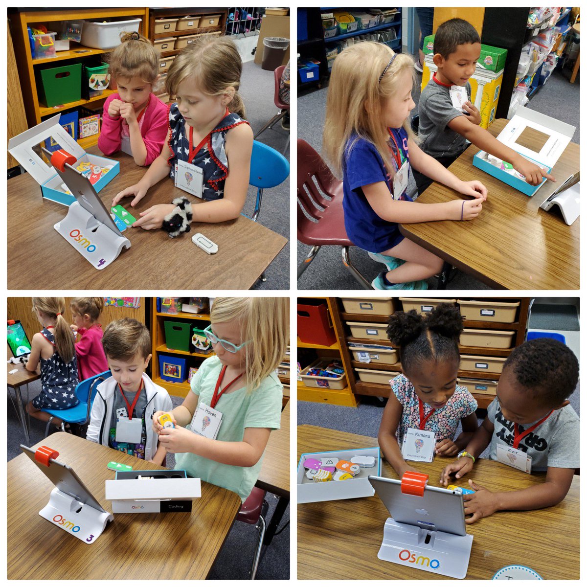 NicoleHooker17's tweet photo. Innovation day at BHT!! Session 1 of Coding with Awbie!! I love seeing these Kinders get so excited about coding! @mrscreech #theBHT @MACSchools #Osmo https://t.co/gEdu1uu0Yn