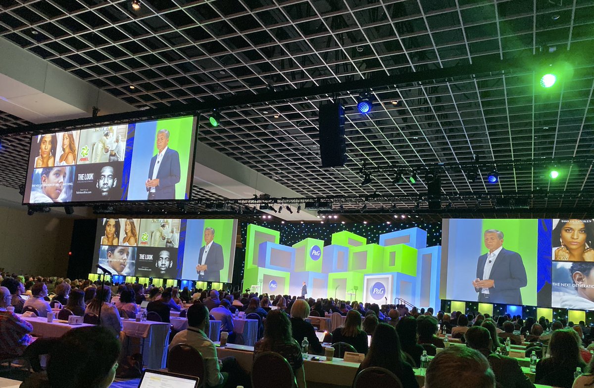 SheevaniR's tweet photo. “Don’t get disrupted. Lead Disruption.” Inspiring presentation by @marcpritchard1 #AnaMasters https://t.co/BId3uYnk26