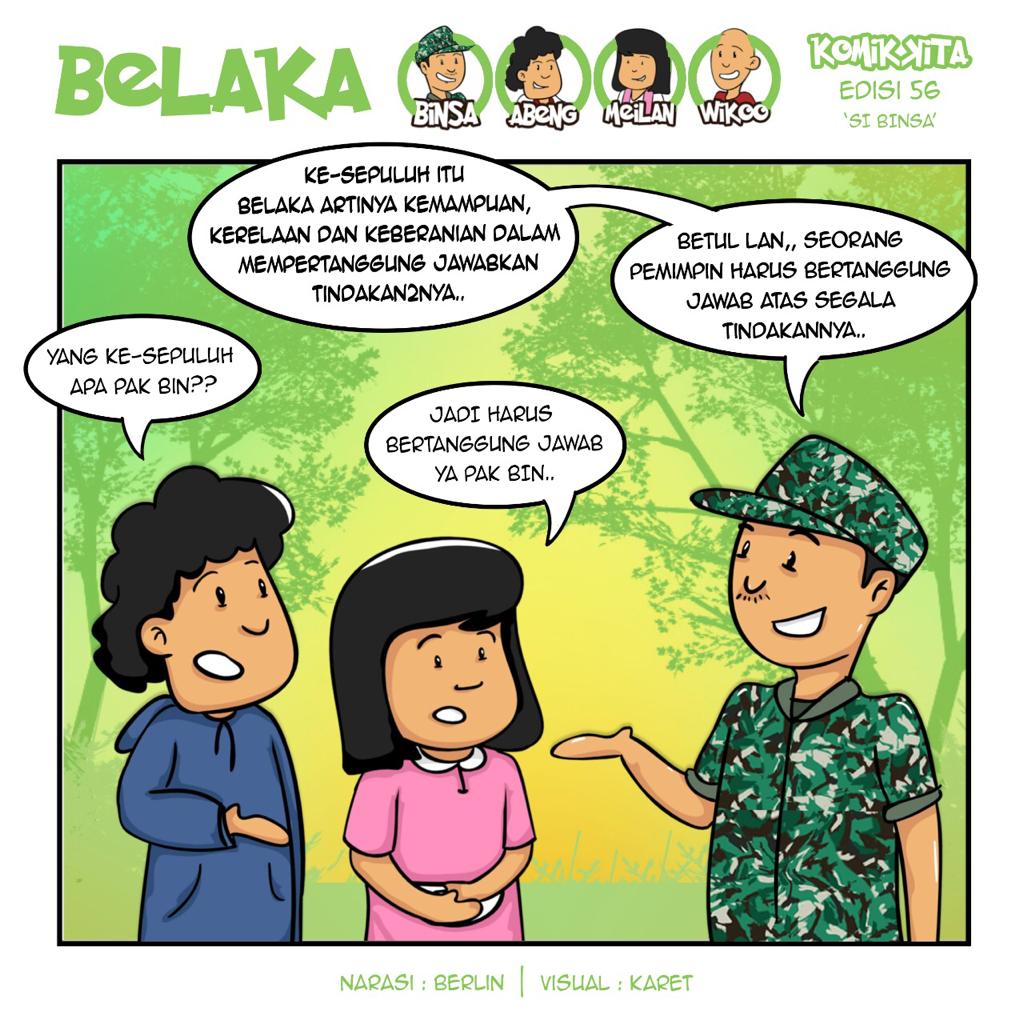 panglimaper12's tweet photo. pemimpin itu harus terdepan
#KomikKita #SiBinsa #Belaka #P5NI https://t.co/gfAbKE2qJR