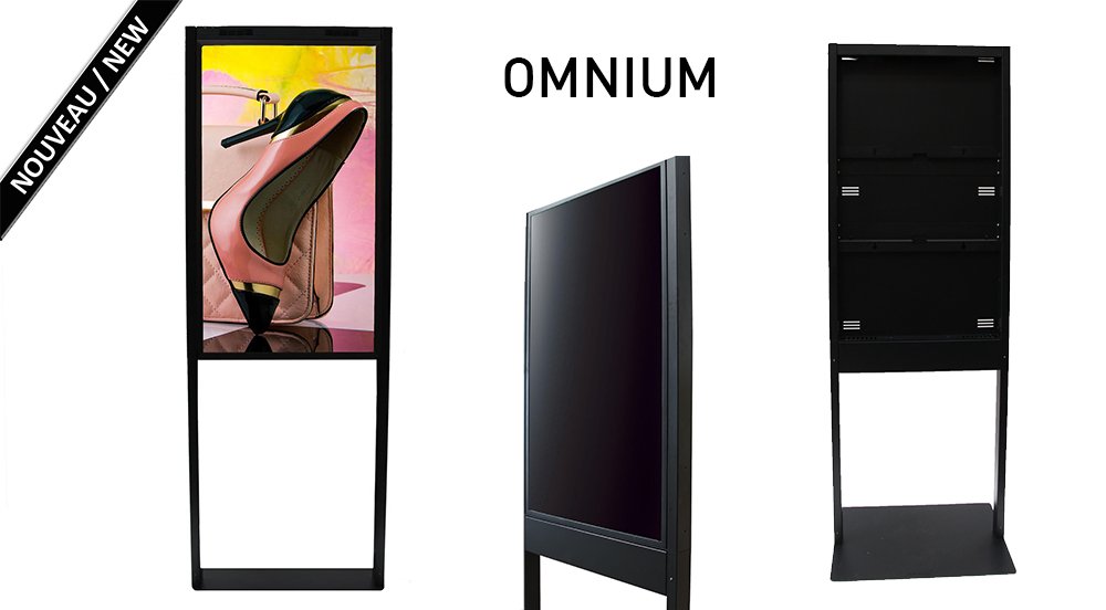 erardpro's tweet photo. Poussé par les innovations des fabricants d'écrans, @erardpro propose une nouvelle colonne OMNIUM conçue pour les écrans @SamsungProFR OMN et OMN-D 46'' et 55'' pour tous vos projets de #digitalmedia #AVtweeps
https://t.co/NbmFzREw94 https://t.co/fTPxbzaUPt