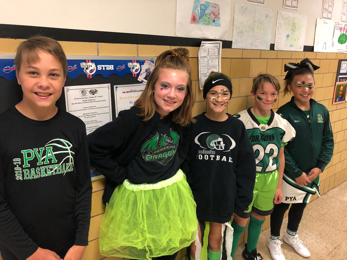 Pembroke Pride Day! Go Dragons!