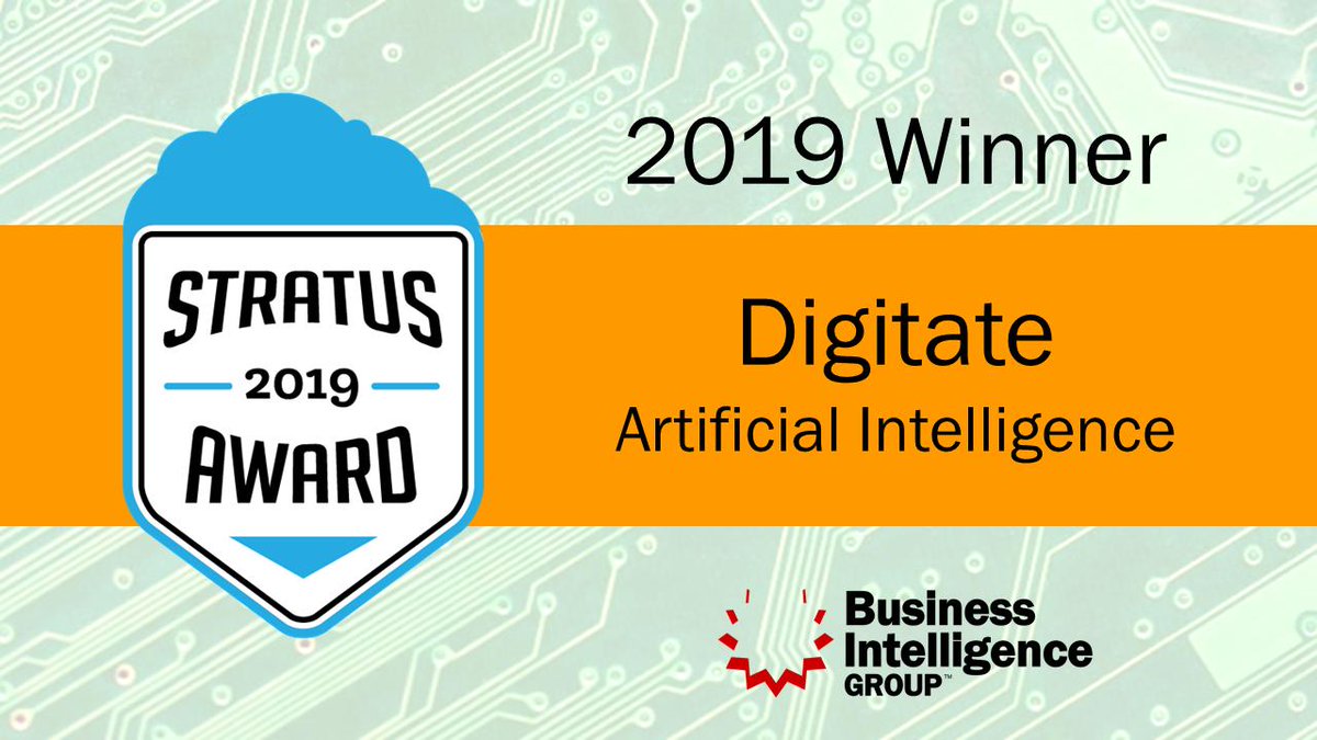 Congratulations goes to <a href="/iam_ignio/">ignio by Digitate</a> on winning the 2019 BIG Stratus Awards for Cloud Computing. #Stratus #CloudComputing #BIGStratusAwards