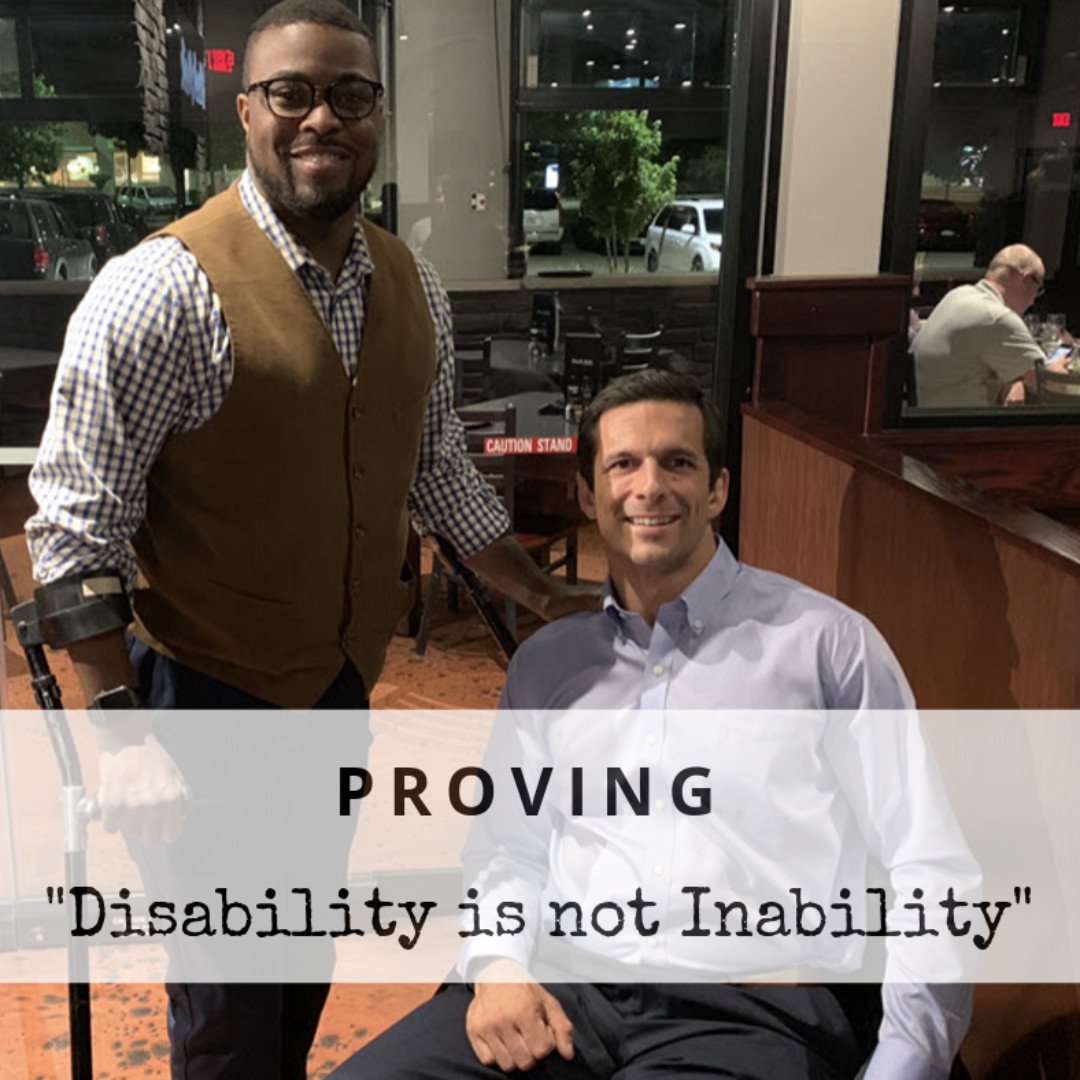 Dr. Feranmi <a href="/Okanlami/">Dr. O (Feranmi Okanlami, MD MS)</a> is truly INCREDIBLE!!!  Suffering a Spinal Cord Injury during his residency, he stayed strong. During his rehabilitation, he completed a masters in Science Technology and his medical degree. He's a practicing physician an advocate for #docswithdisabilities