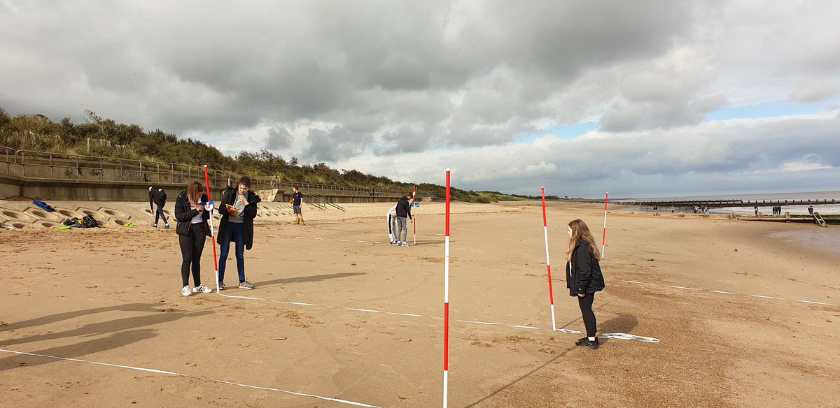 MathsLca's tweet photo. Using maths to profile beaches on @GeographyLCA field trip. https://t.co/hwL59dTO58