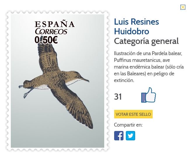 EstabloPegaso's tweet photo. La pardela balear (Puffinus mauretanicus), conocida como virot petit, endémica de Baleares, es el ave marina más amenazada de Europa, la única del continente en peligro crítico @pelopanton se presenta al concurso #Disello de
@Correos con una ilustración https://t.co/uEpsxjddTg https://t.co/NYeZ2IGobr