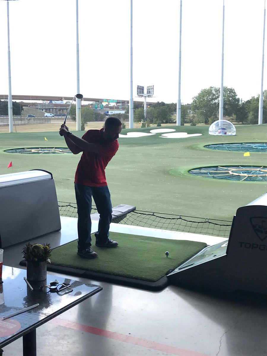 TridentEPC's tweet photo. After spending some time discussing recent successes and our Core Values...the Fort Worth guys had some fun at Topgolf this week!
#tridentstructures #peoplestewardship #teamjct https://t.co/rxX9omh3yy
