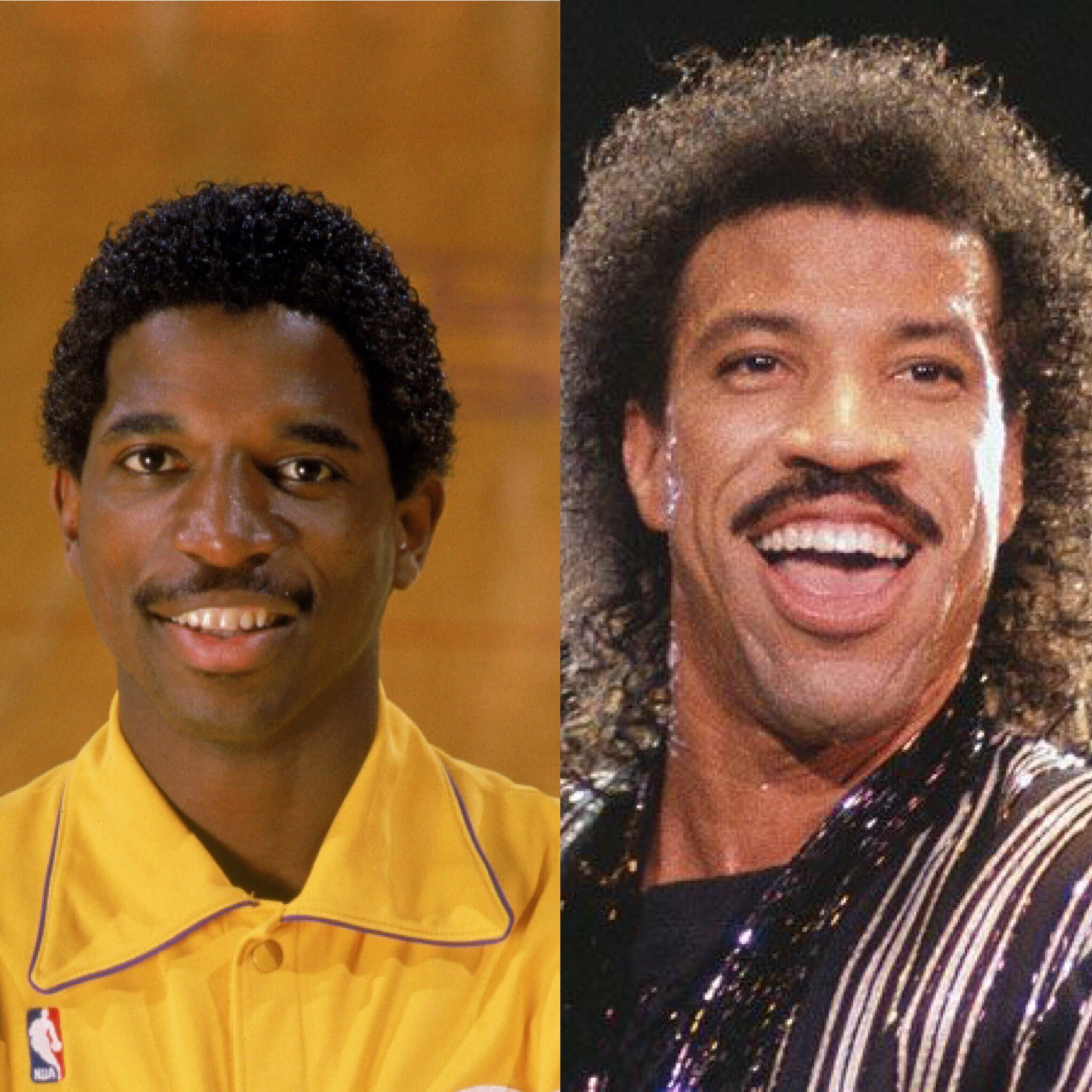 Tellement années 80, ces deux là !
Hello, Happy Birthday Mister A.C. Green. 