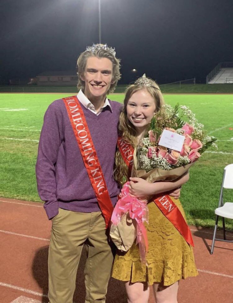 Congratulations to the 2019 Homecoming King &amp; Queen Garrett Bowe and Lauren Hanssen
