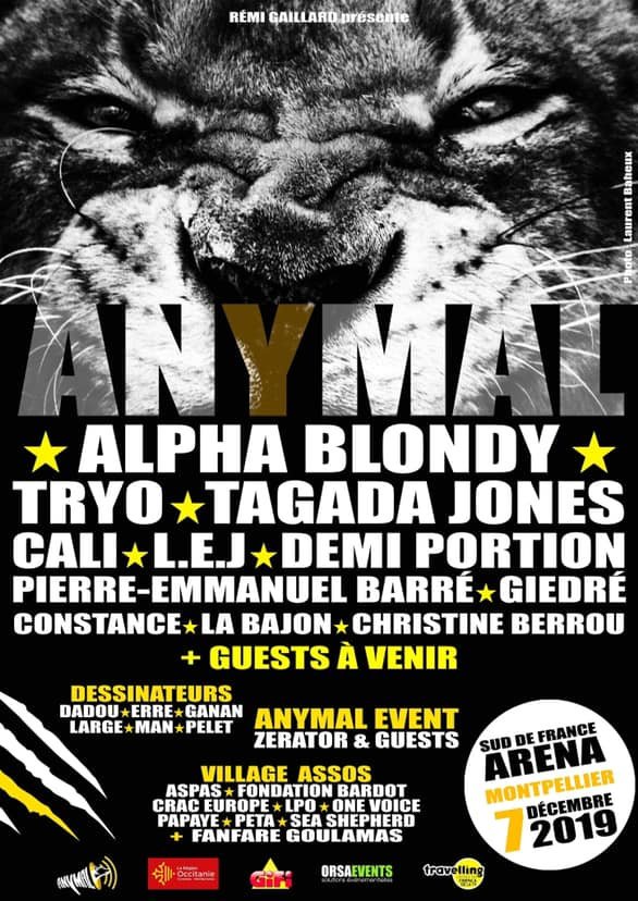 SeeTickets_FR's tweet image. On profite de voir Rémi Gaillard en TT pour vous parler de son génial festival #Anymal3 pour la défense des 🦆🐗🐝  avec @ALPHABLONDY0, @tryo, @demiportion34, @LucieElisaJulie &amp;amp; beaucoup d'autres le 7 décembre à @SDFArena_Mtp ❤️ 

Infos &amp;amp; Pass➡️digitick.com/tr/event/anyma…